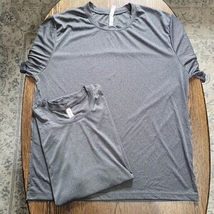 All Sport Bundle of 2 Gray Activewear Short Sleeve T-shirts Size Men's XL NEW